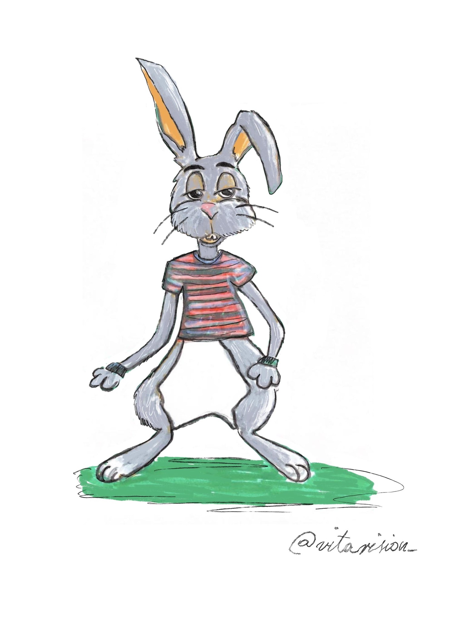 Mixed media, character design - image 1 - student project