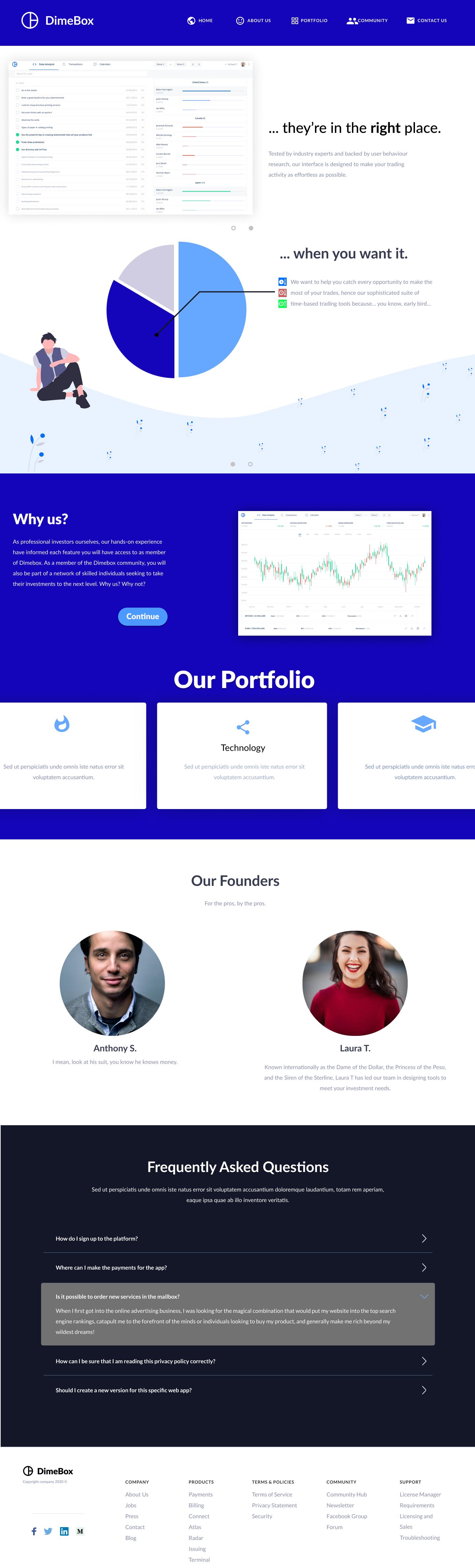 DimeBox - Updated Website Look - image 2 - student project