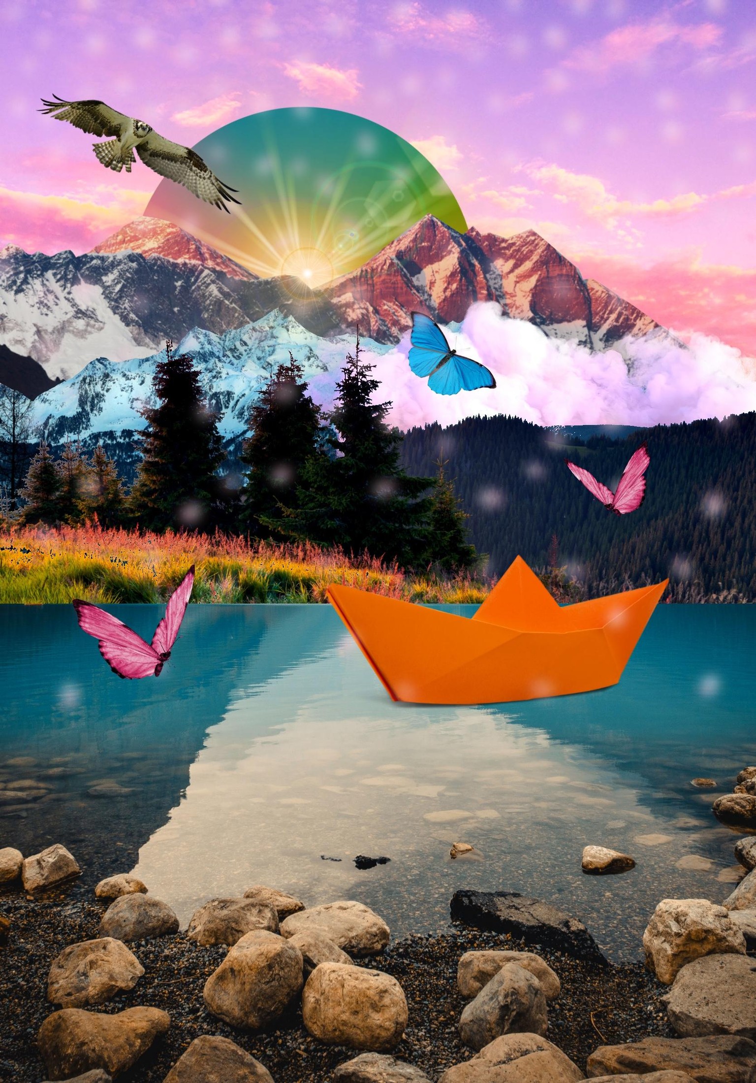 Little lake collage - image 1 - student project