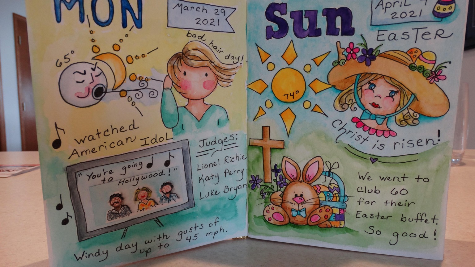 Watercolor Journaling - image 1 - student project