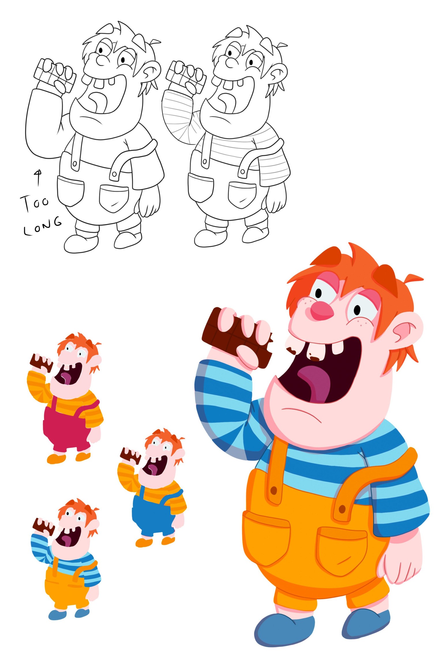 5 Boys - Character Design - image 3 - student project
