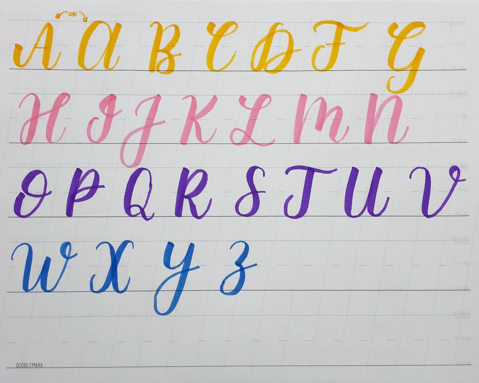 Undercase and UPPERCASE alphabets - image 2 - student project