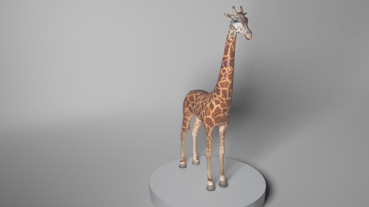 GIRAFFE 3D MODEL - image 1 - student project