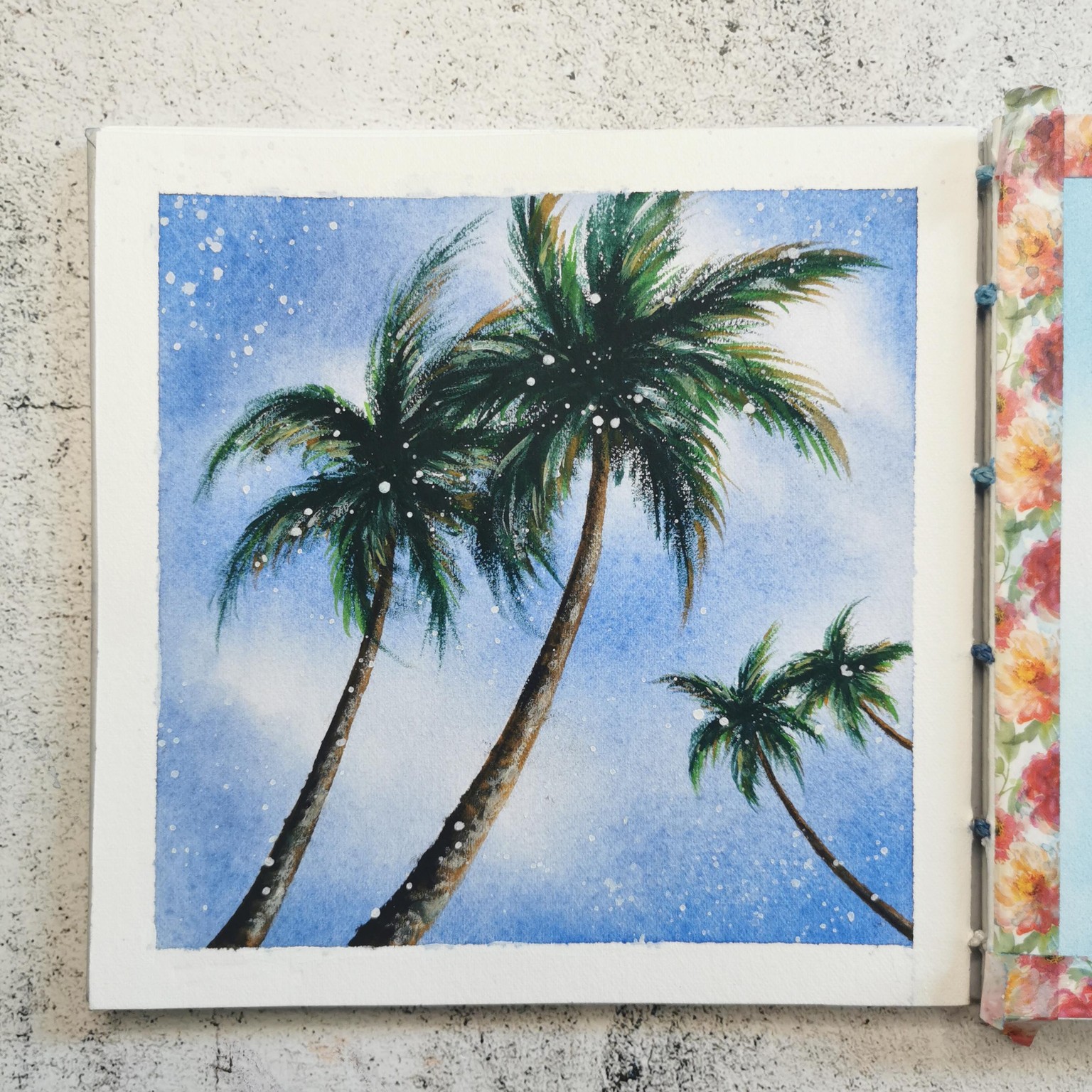 Watertcolor Palm Trees - image 1 - student project