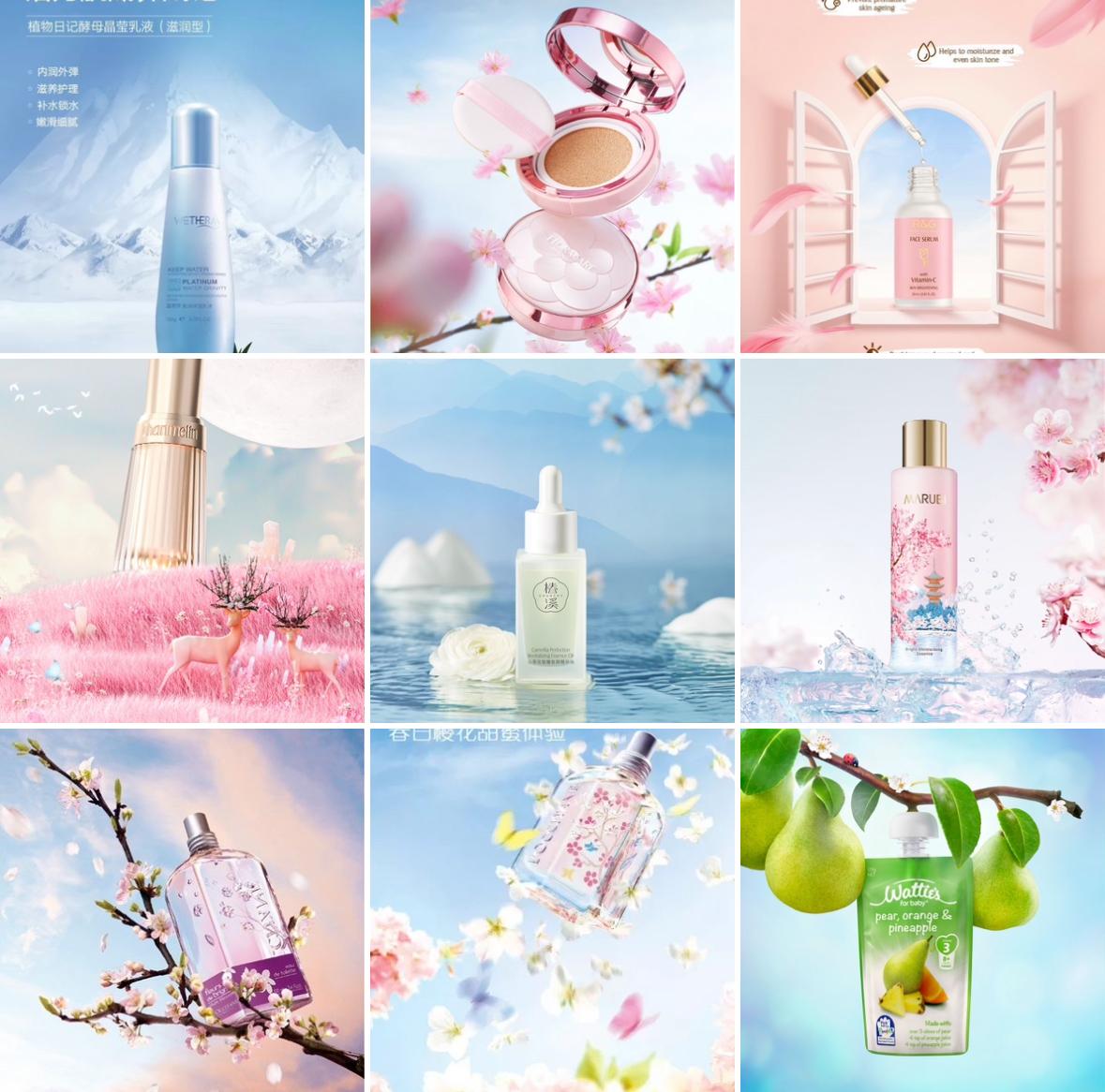 Beauty Product Shots Inspiration - image 2 - student project