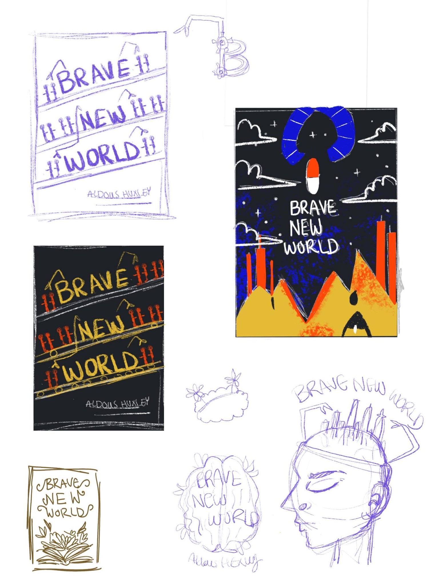 Brave New World Cover - image 2 - student project