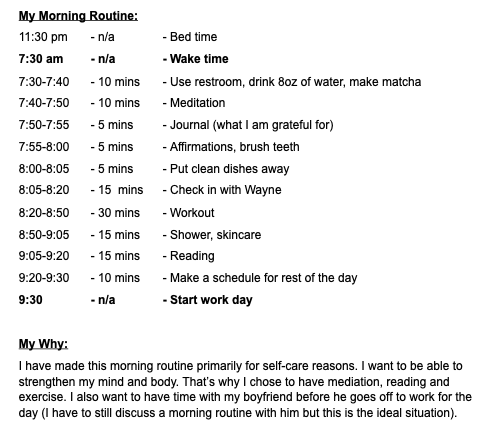 My Morning Routine - image 1 - student project