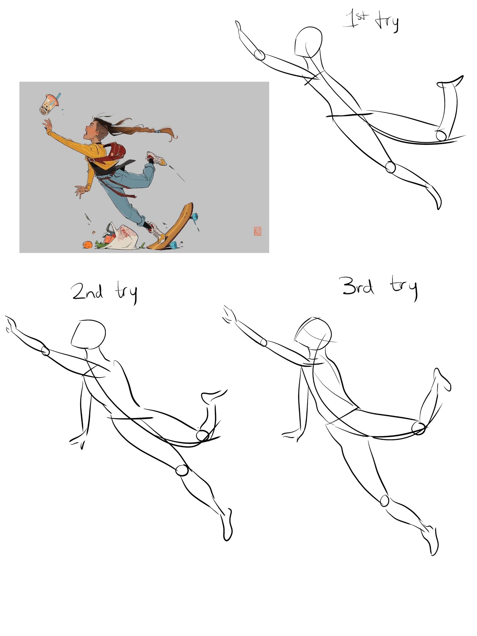 Gesture drawing - image 16 - student project