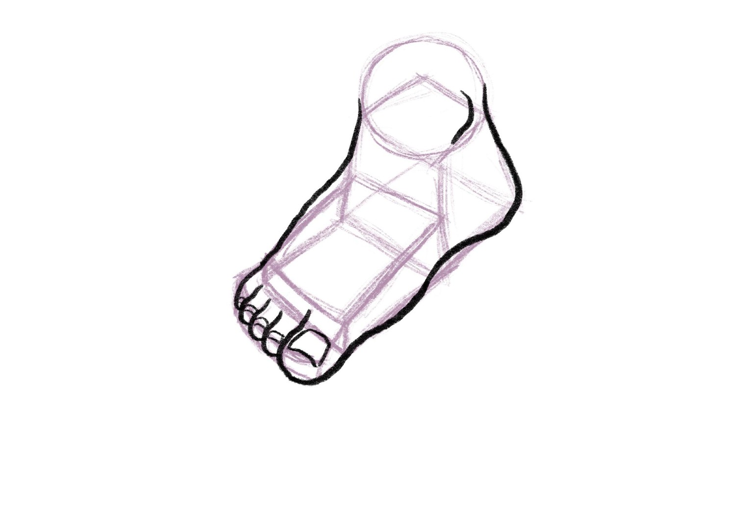 Joely H - Feet drawing practice - image 5 - student project
