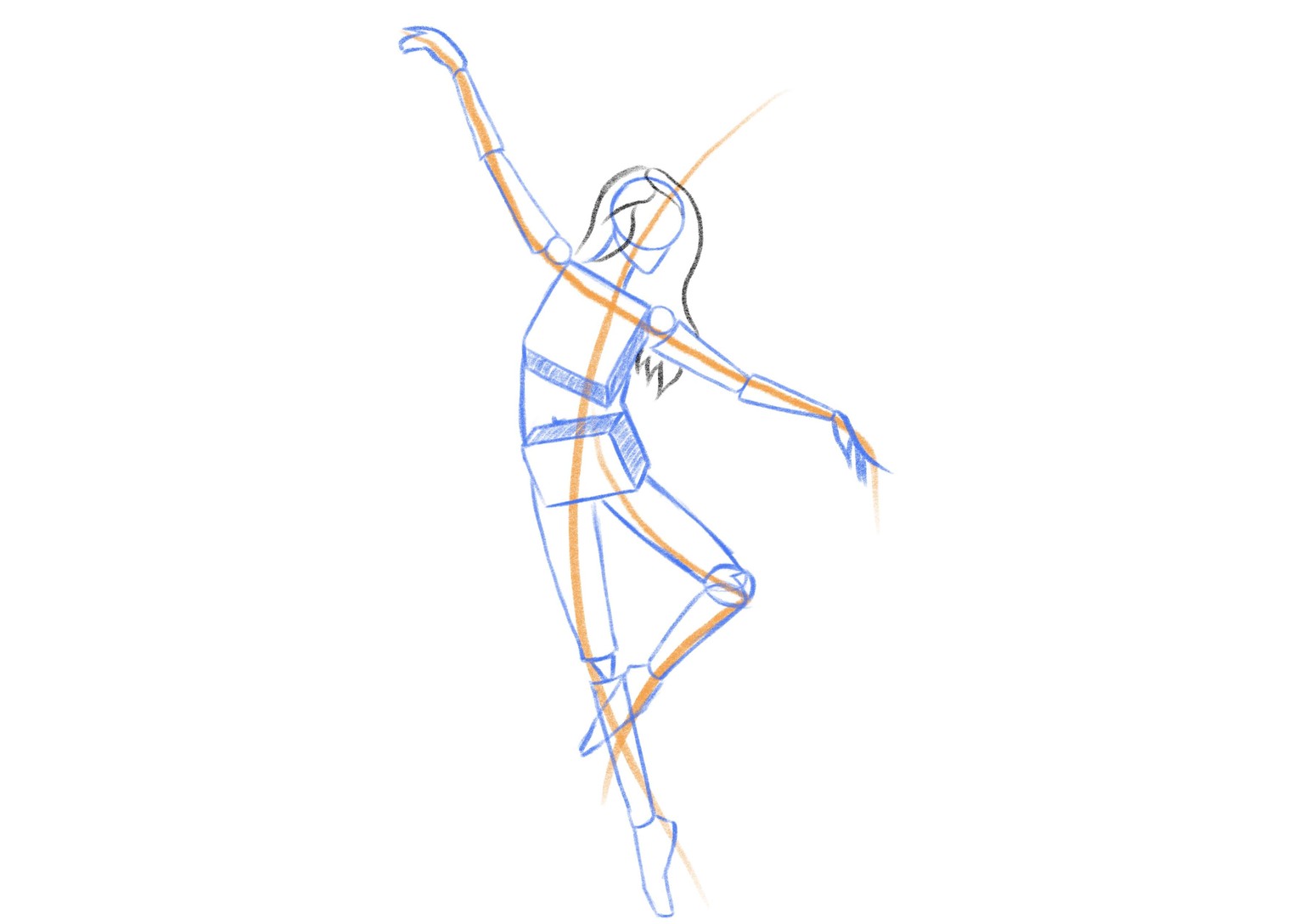 Joely H - 3D figure drawing practice - image 3 - student project