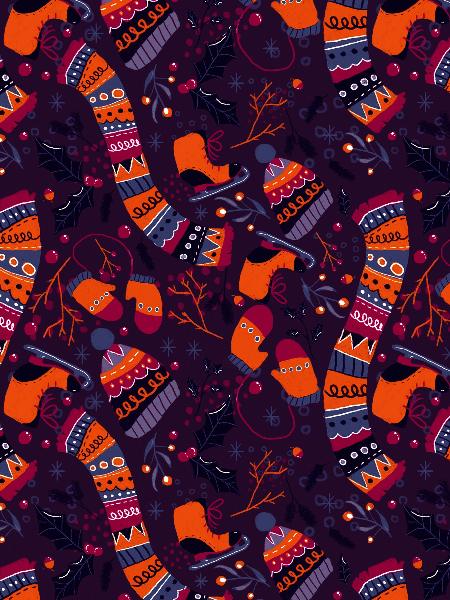 Winter Pattern - image 1 - student project