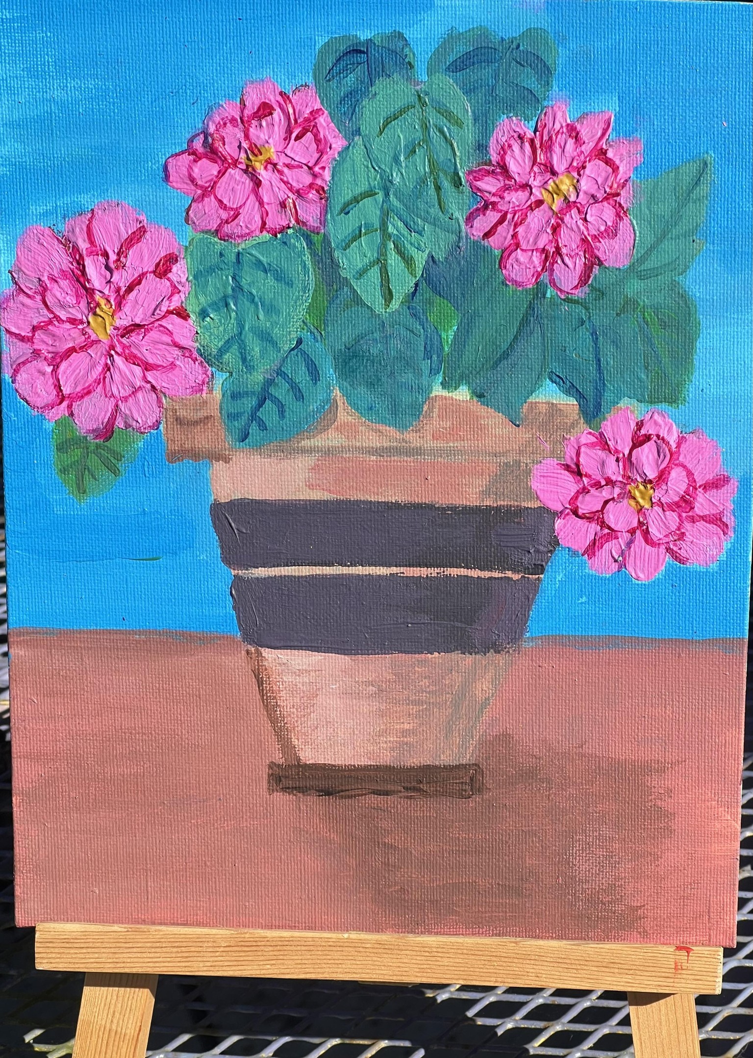 Geranium with Texture - image 1 - student project