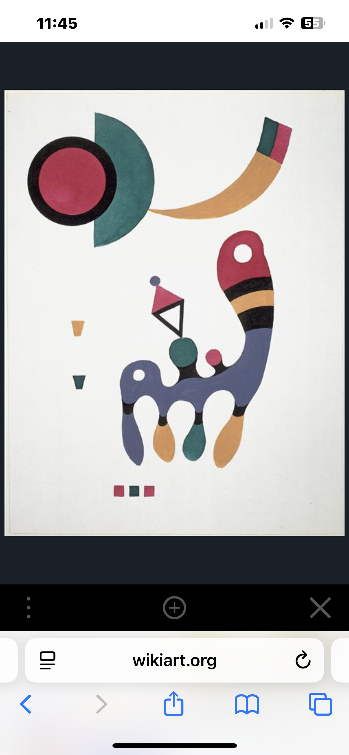 Kandinsky copy in marker. - image 2 - student project