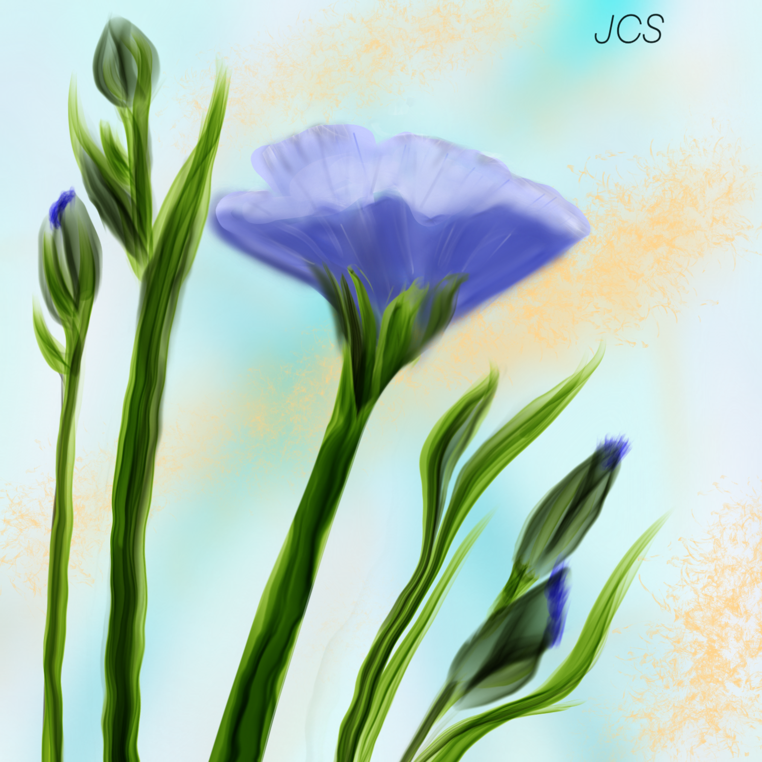 Alcohol Ink in Procreate - image 2 - student project