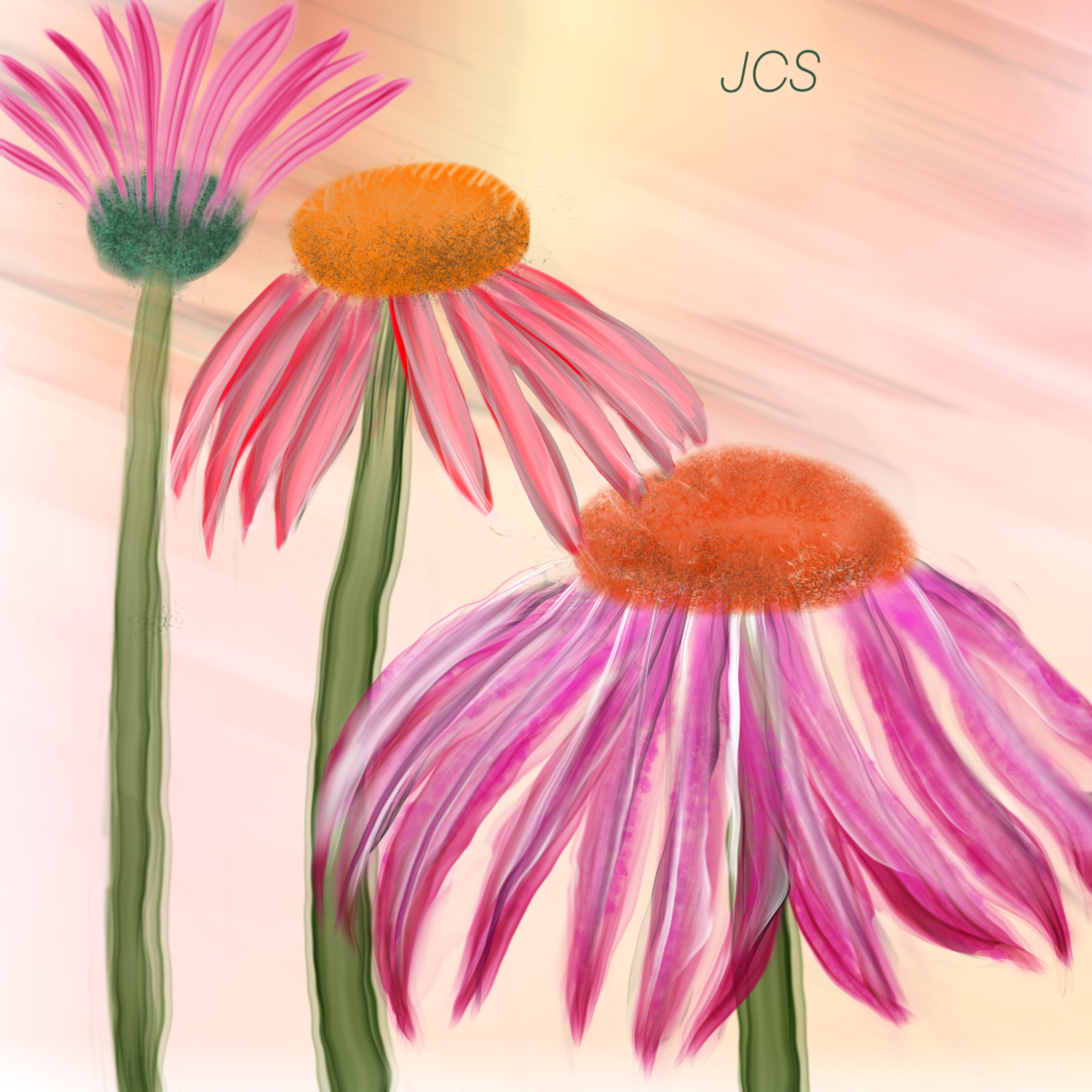 Alcohol Ink in Procreate - image 1 - student project