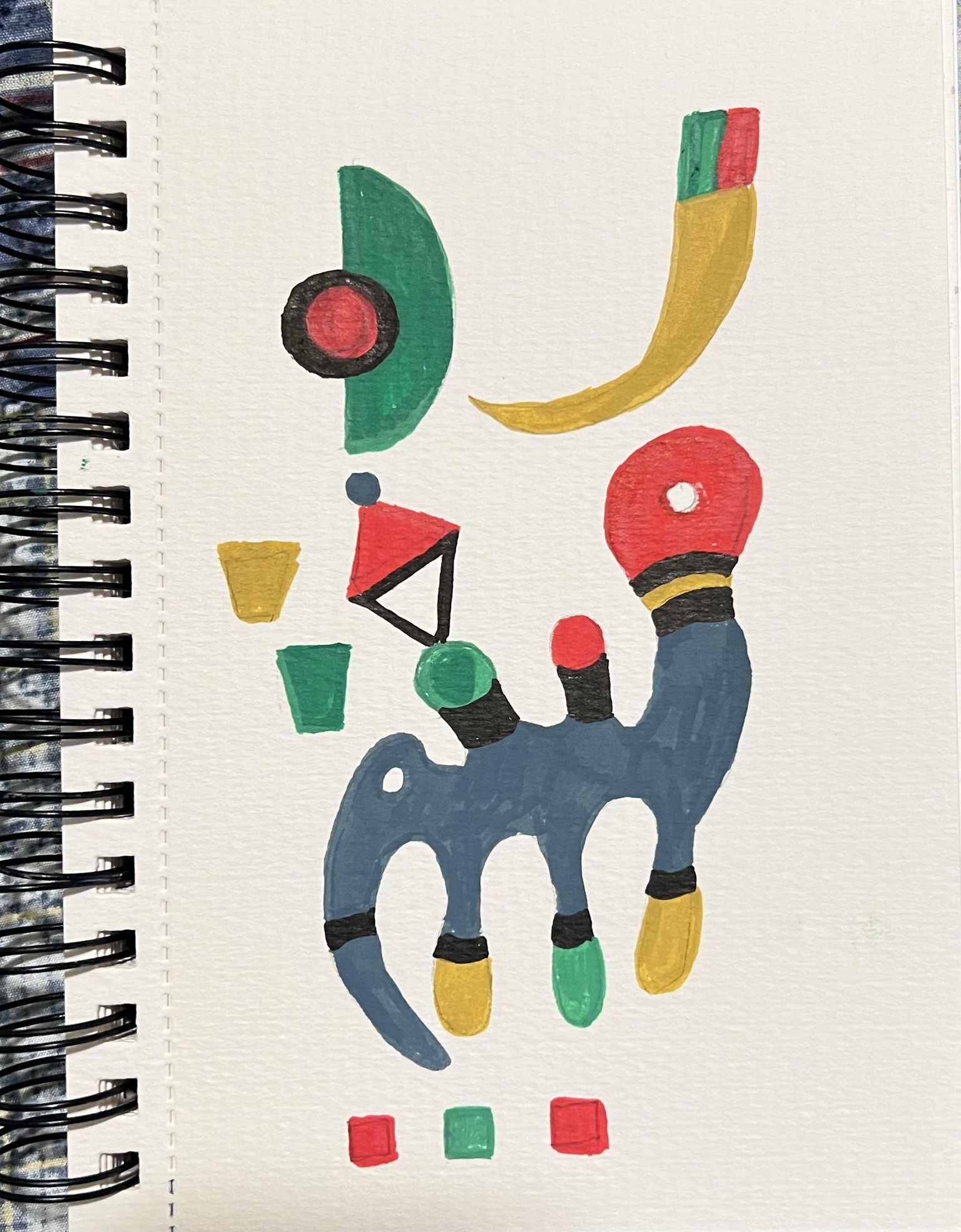 Kandinsky copy in marker. - image 1 - student project