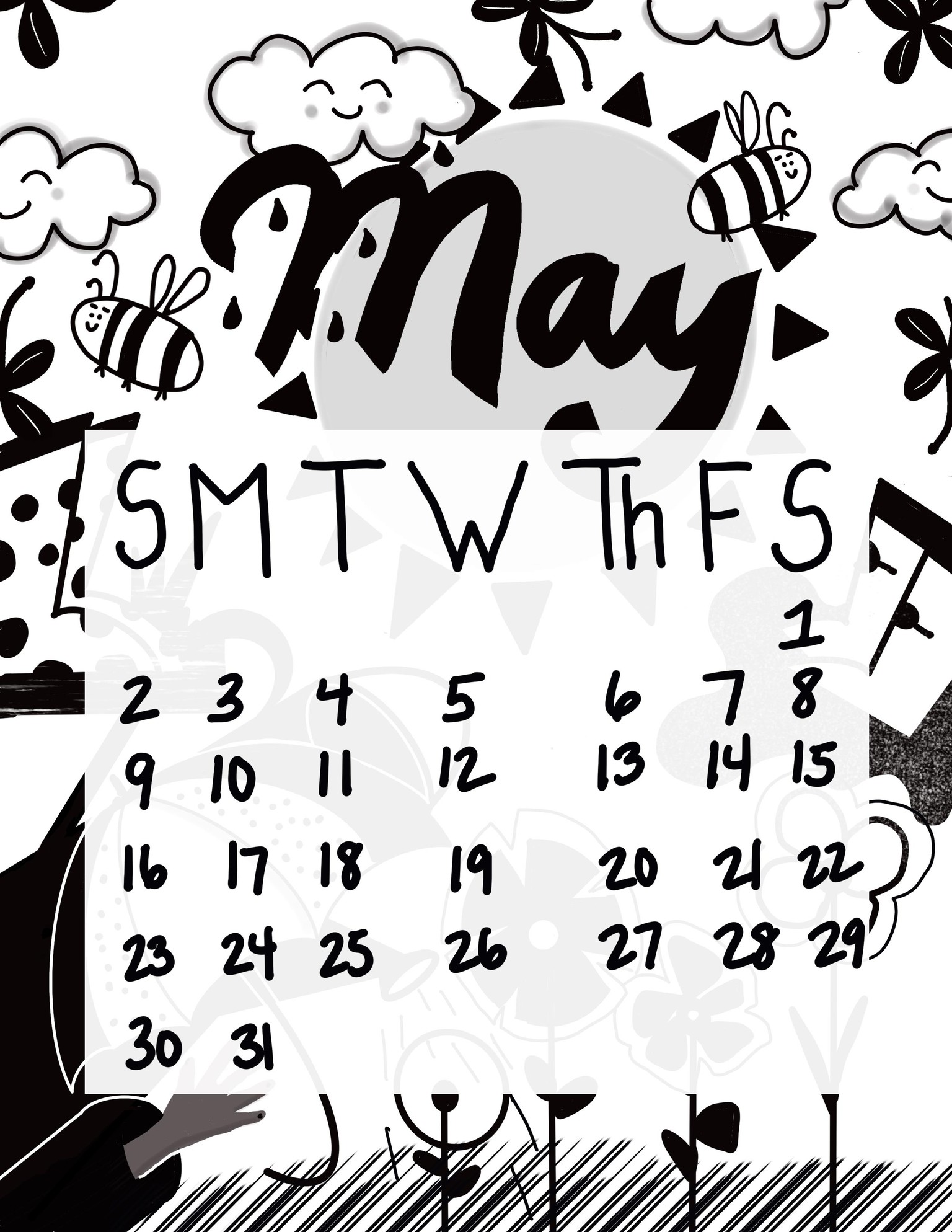 Calendar Doodle - image 1 - student project