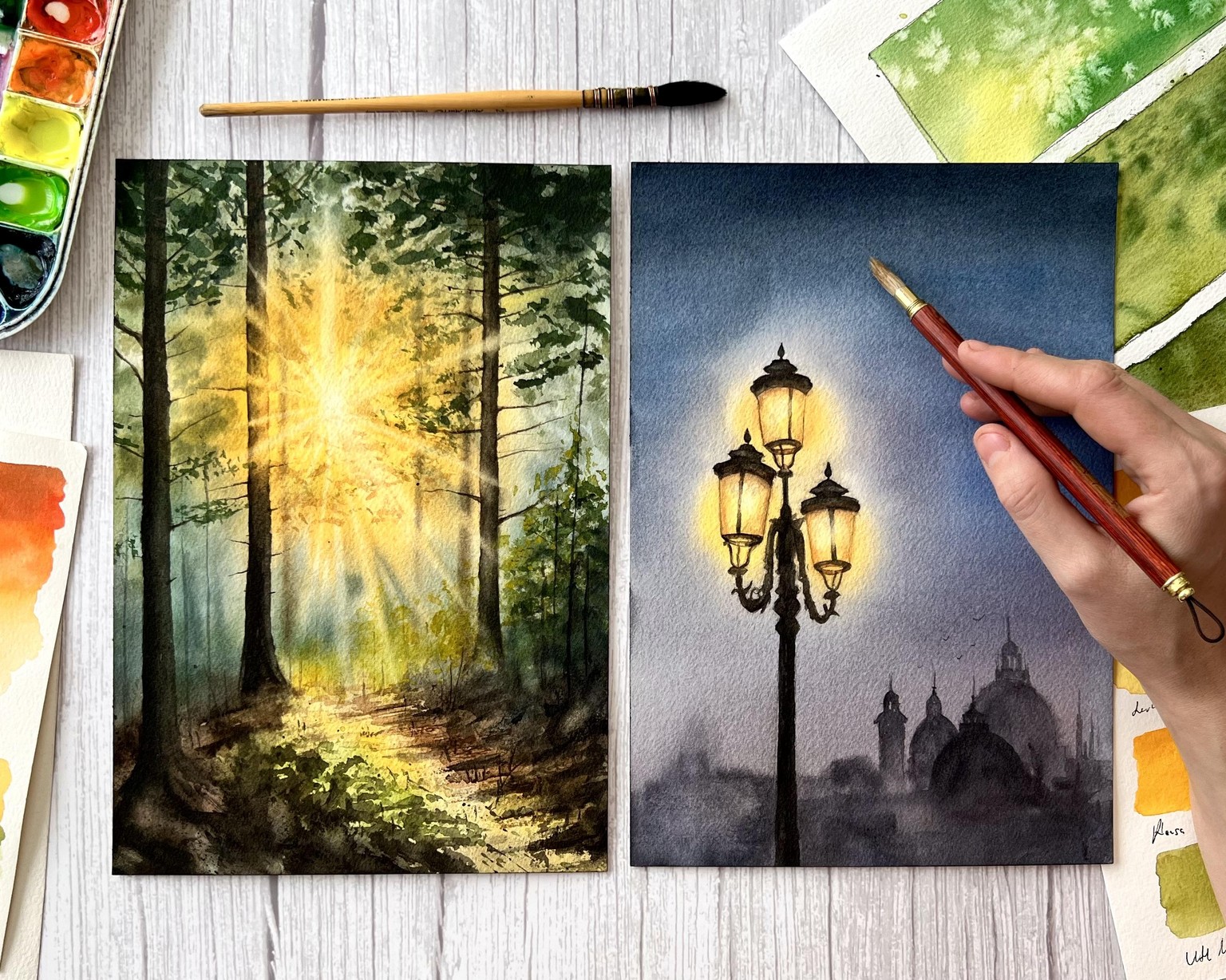 Light in Watercolor - image 1 - student project