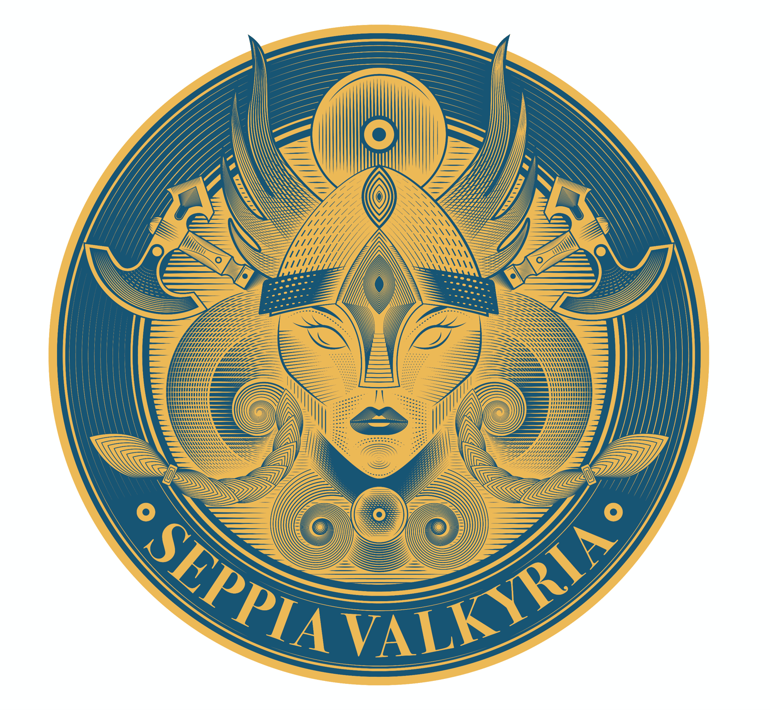 Logo design using line engraving - image 4 - student project