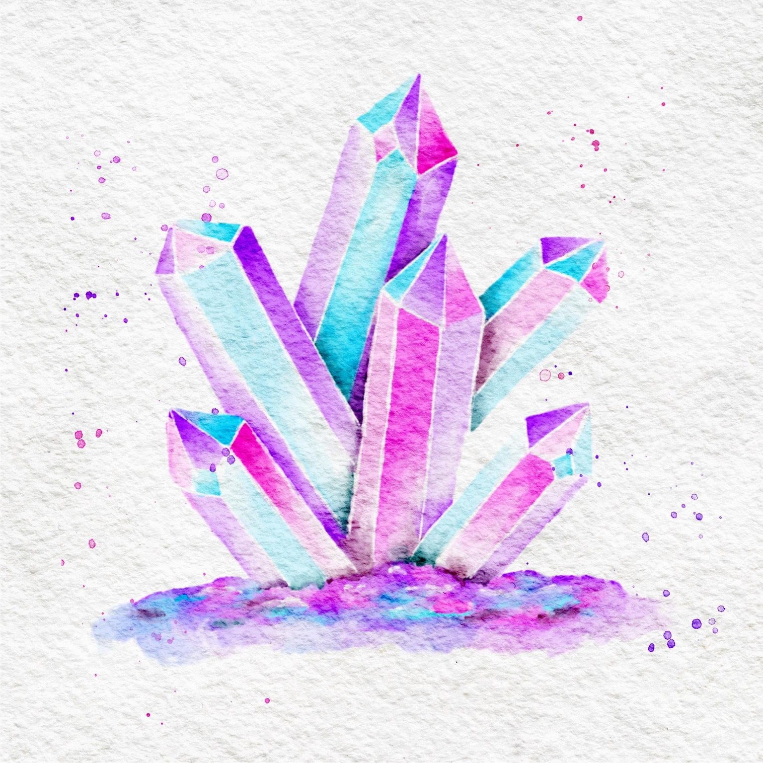 Crystal Cluster - image 1 - student project