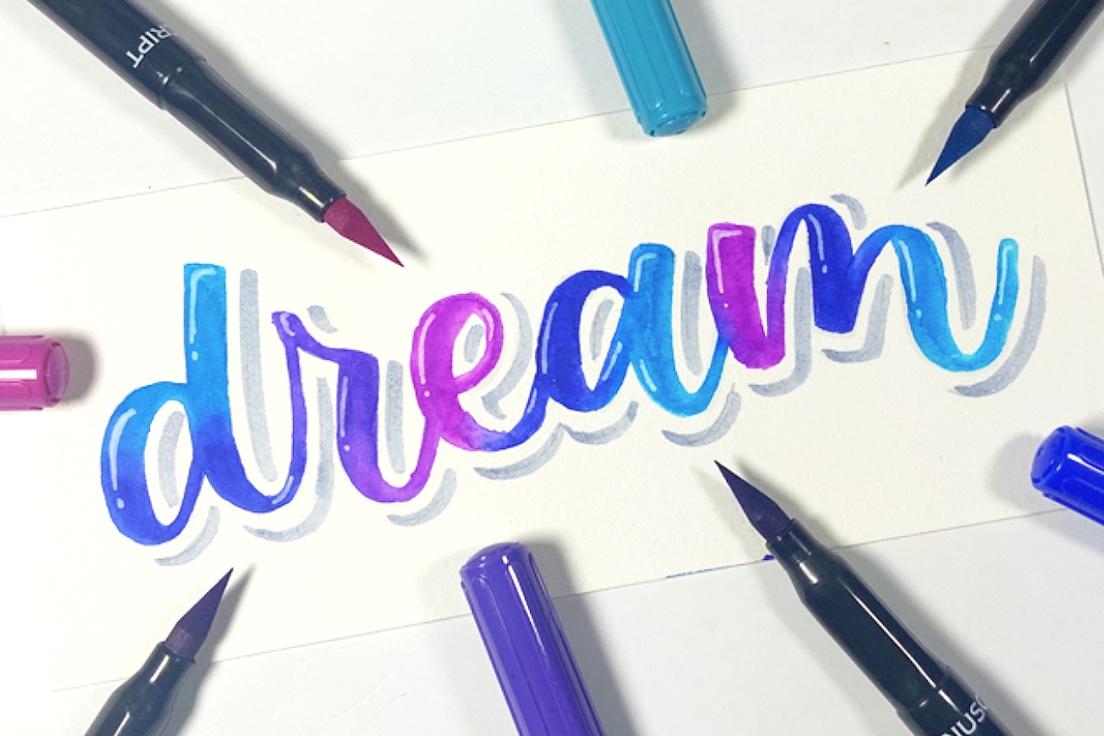 Brush Pen Blending Challenge - image 1 - student project