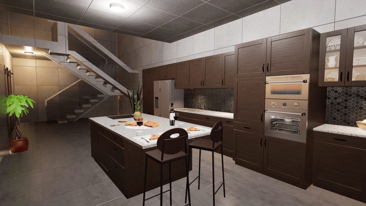 Modern Home Twinmotion Render - image 1 - student project