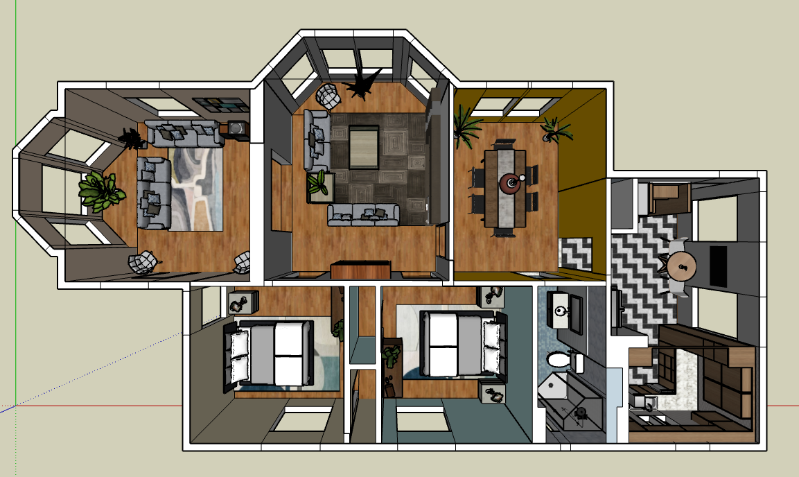 SketchUp Tutorial#2 - image 2 - student project