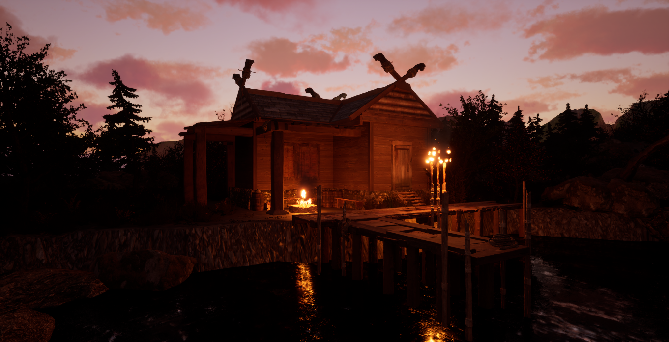 Riverside Fishing Cabin - image 4 - student project