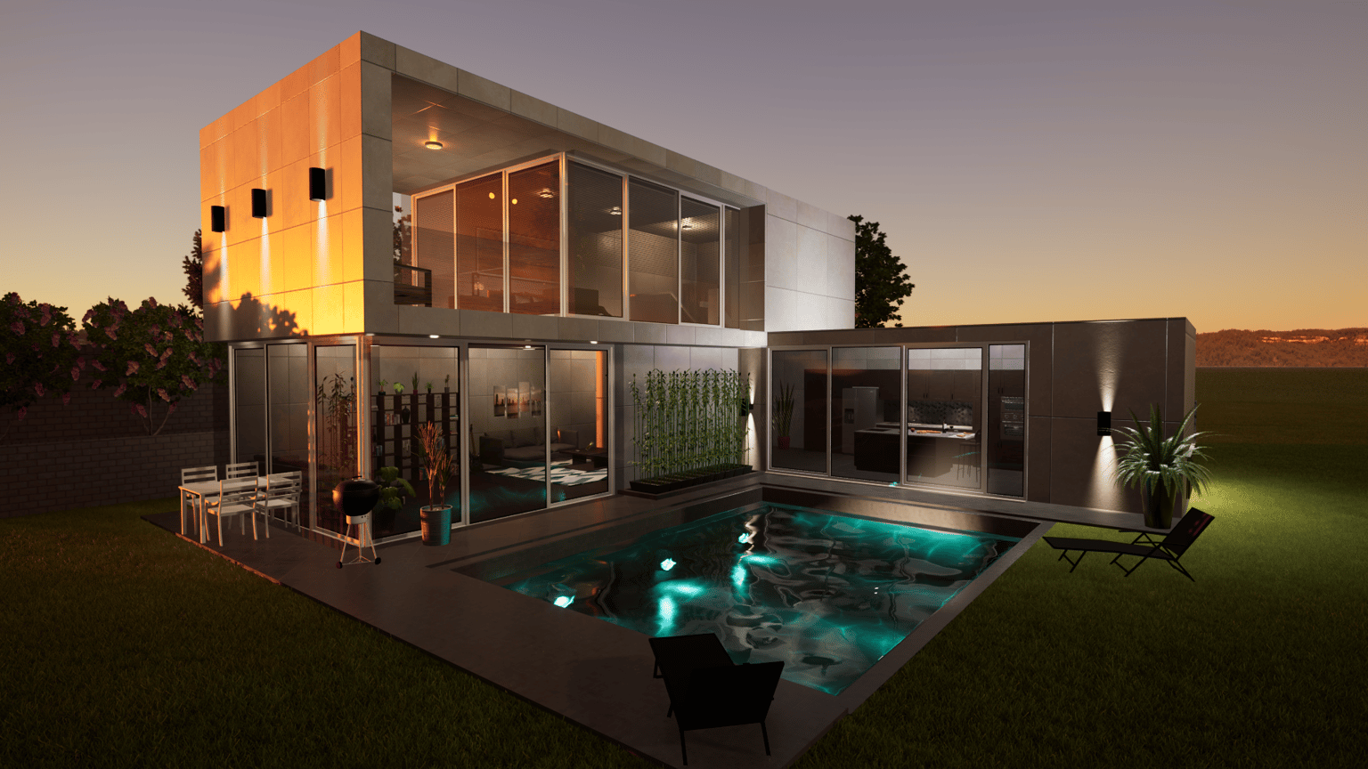 Modern Home Twinmotion Render - image 3 - student project