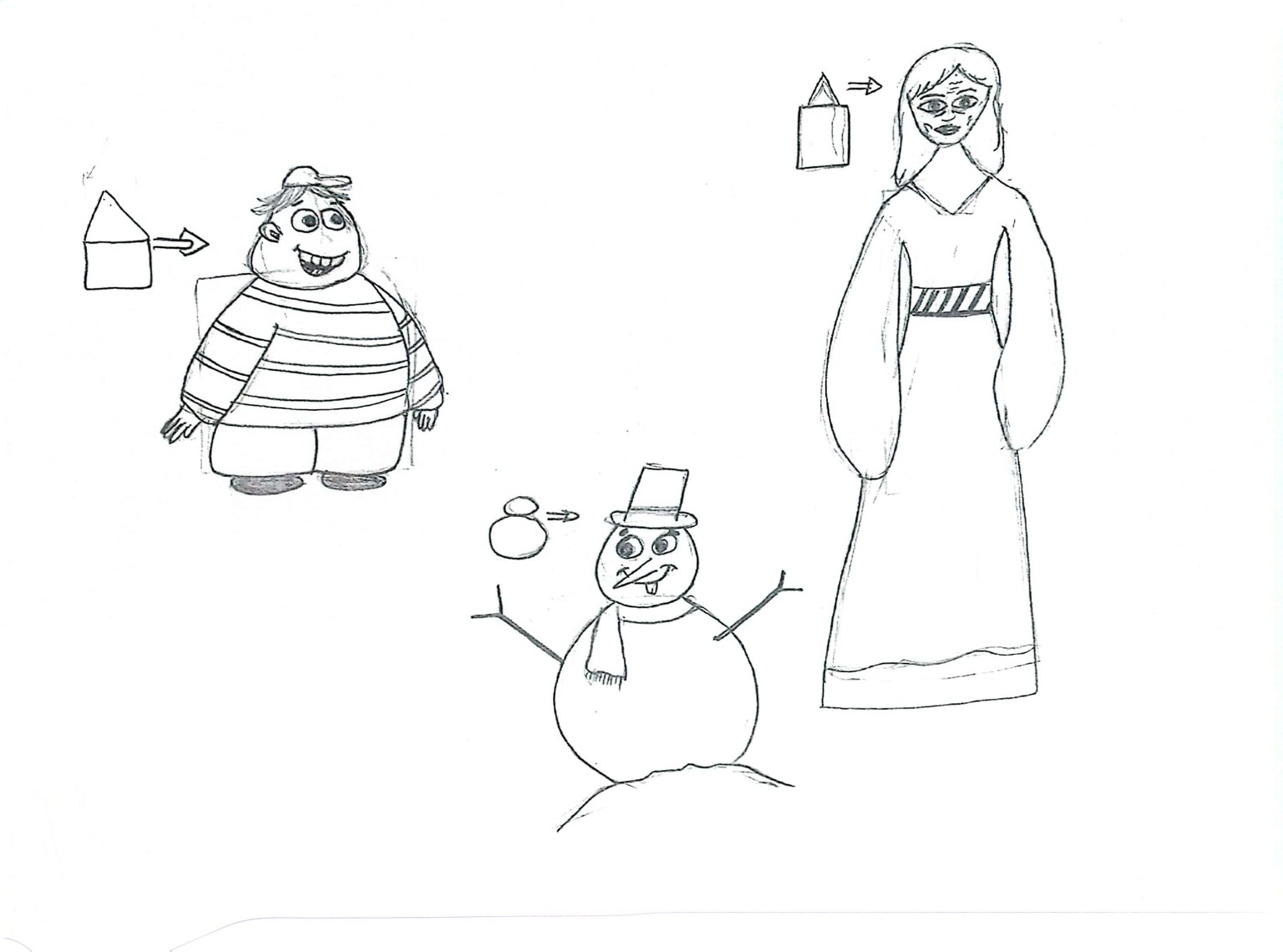 Shapes to characters - image 1 - student project