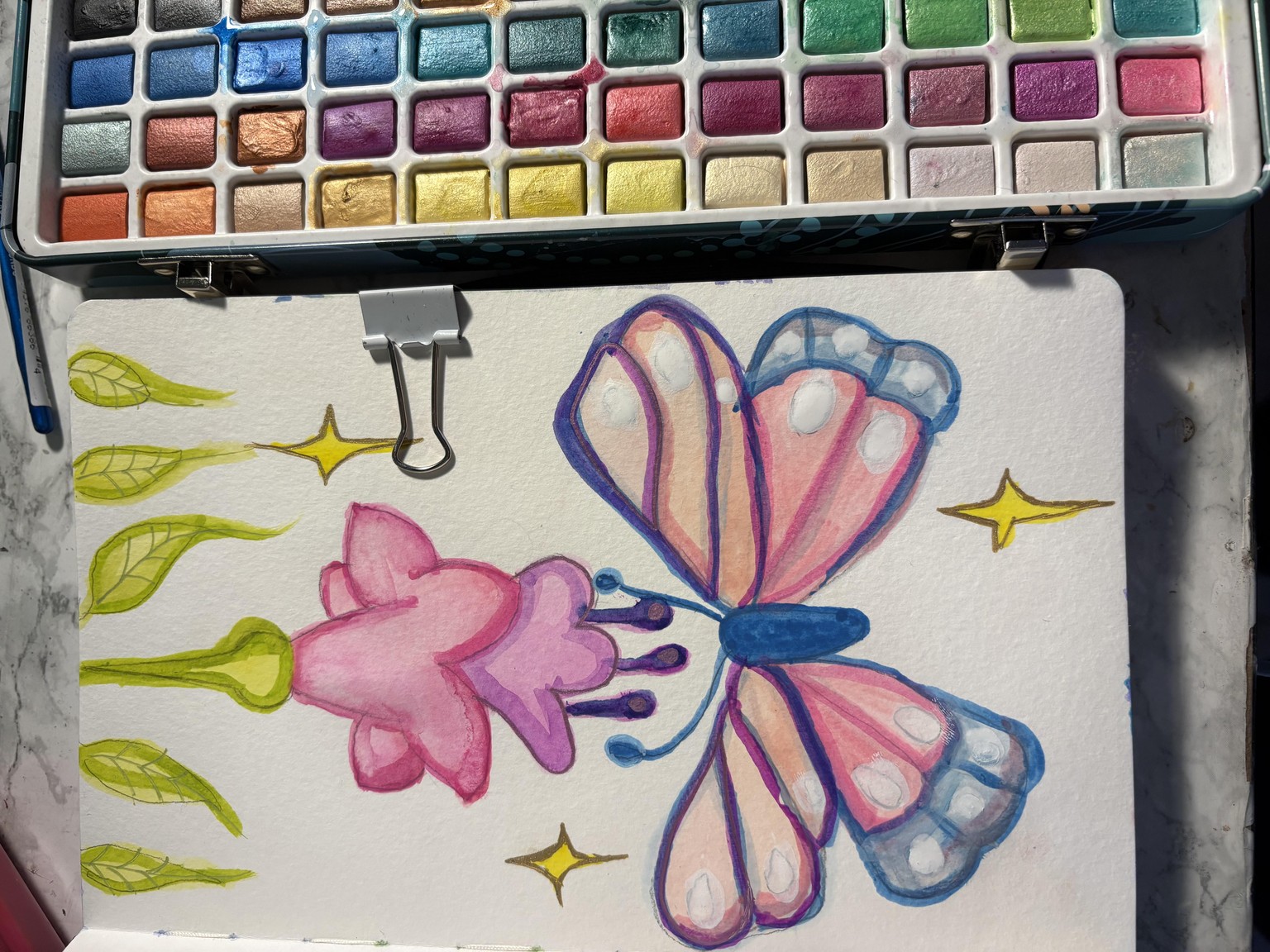 Butterfly Flowers - image 2 - student project