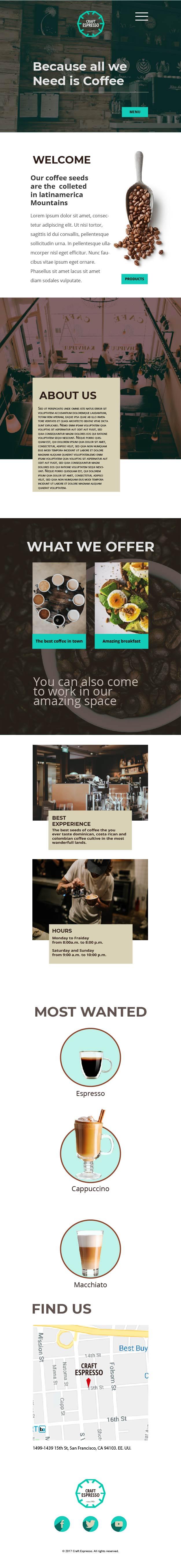 Craft Espresso - image 4 - student project