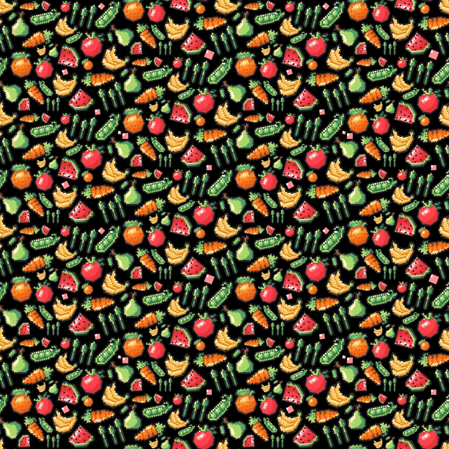 Fruit and veggie item set - image 3 - student project