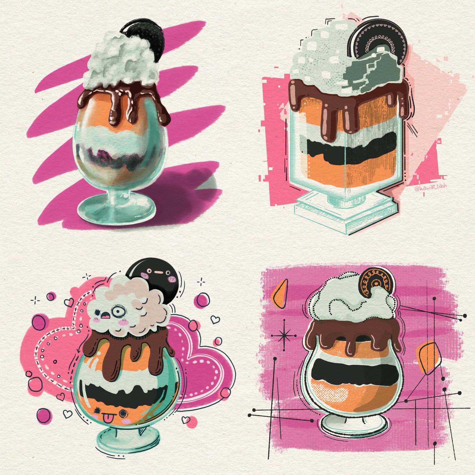 Kawaii Style Illustrations - image 1 - student project
