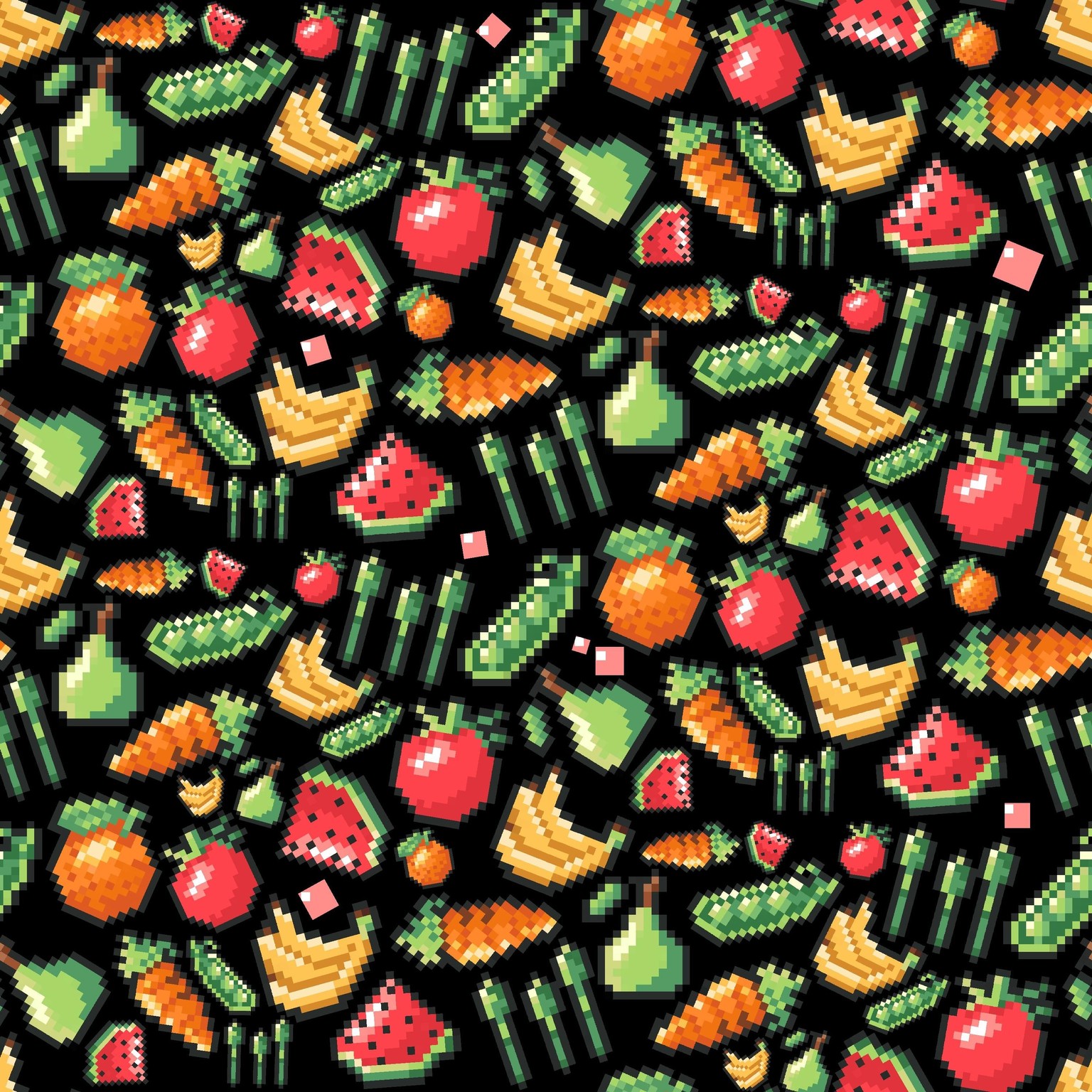 Fruit and veggie item set - image 2 - student project