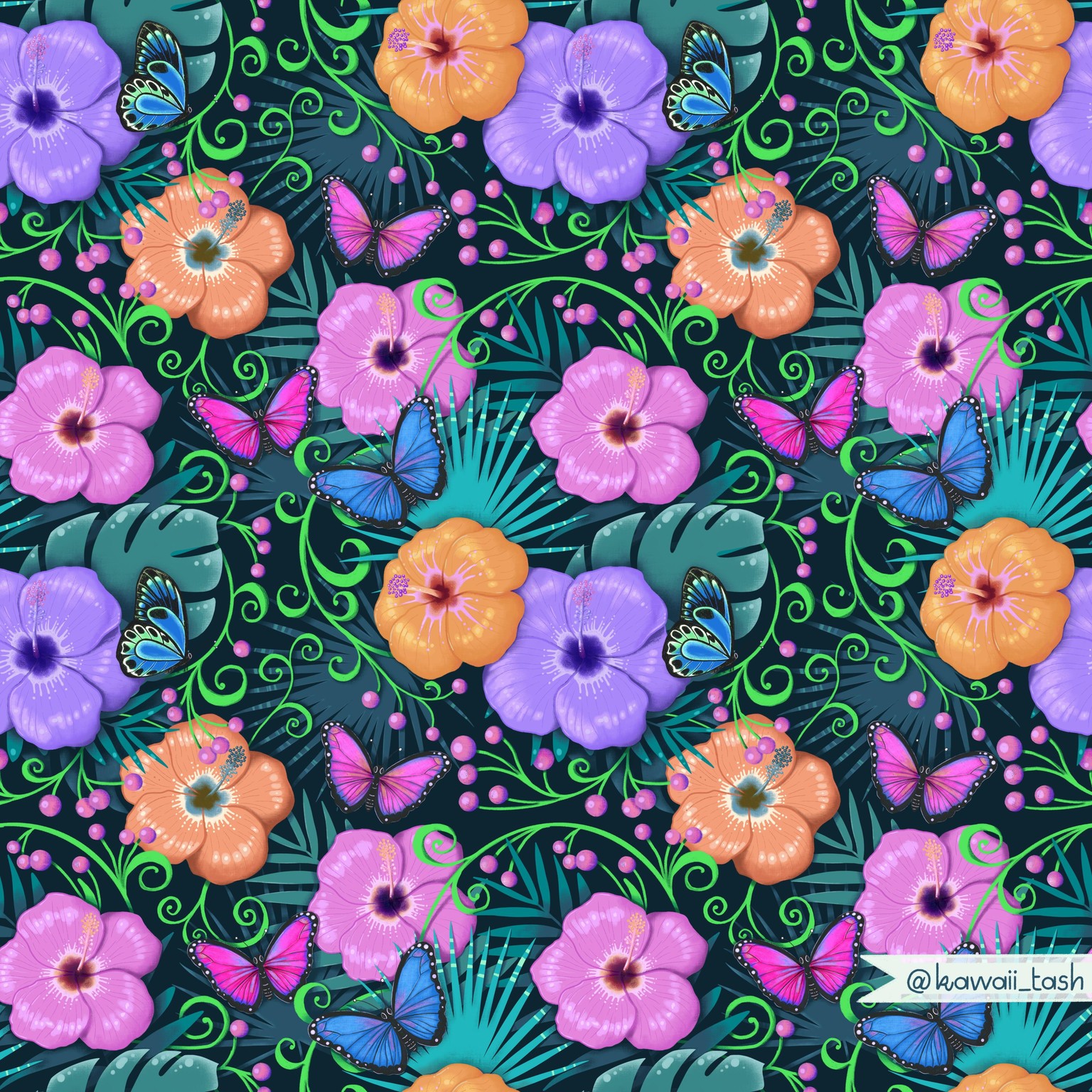 Advanced Seamless Repeat Patterns - image 1 - student project