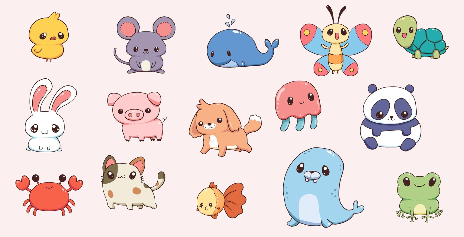 Kawaii animals - image 1 - student project