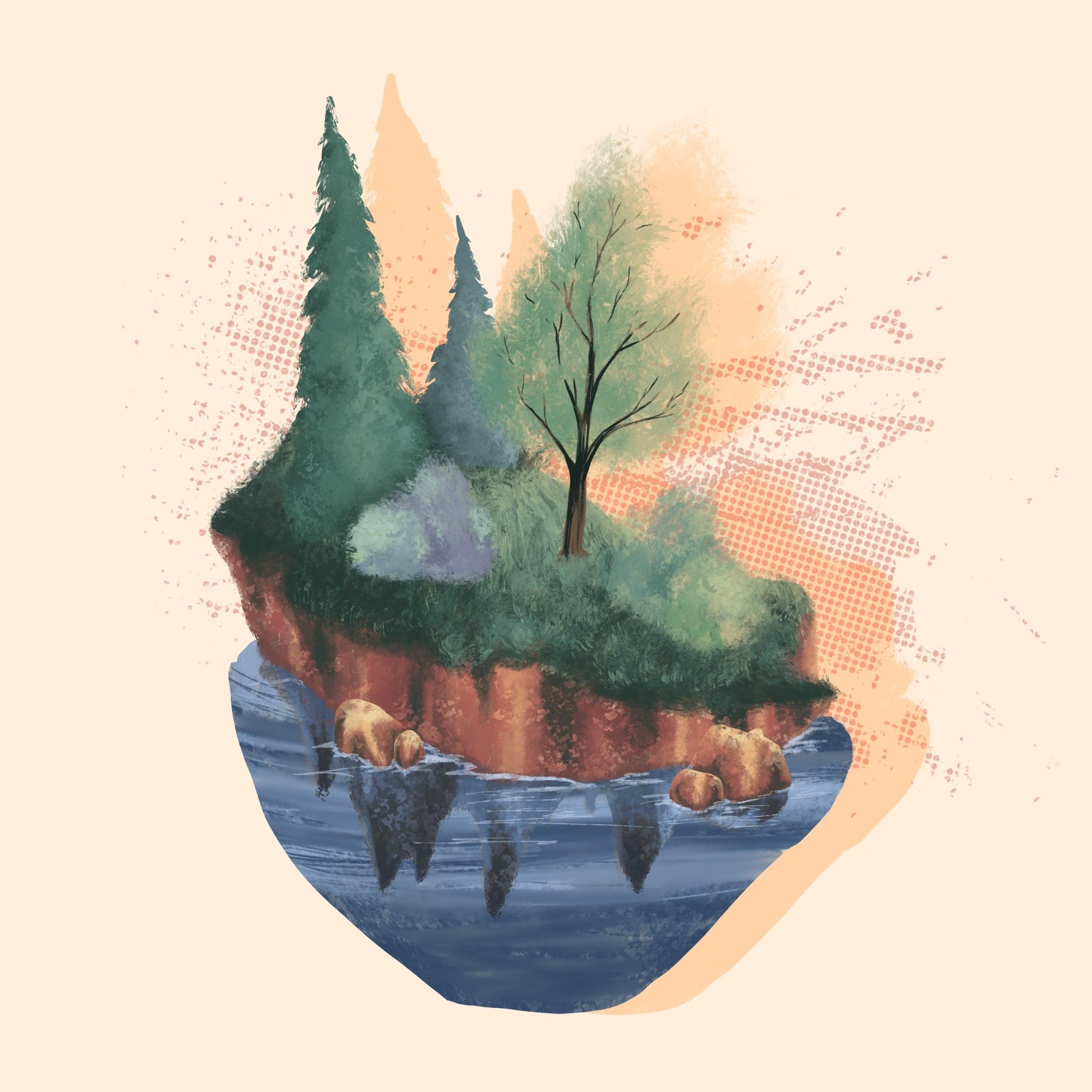 whimsical island - image 1 - student project