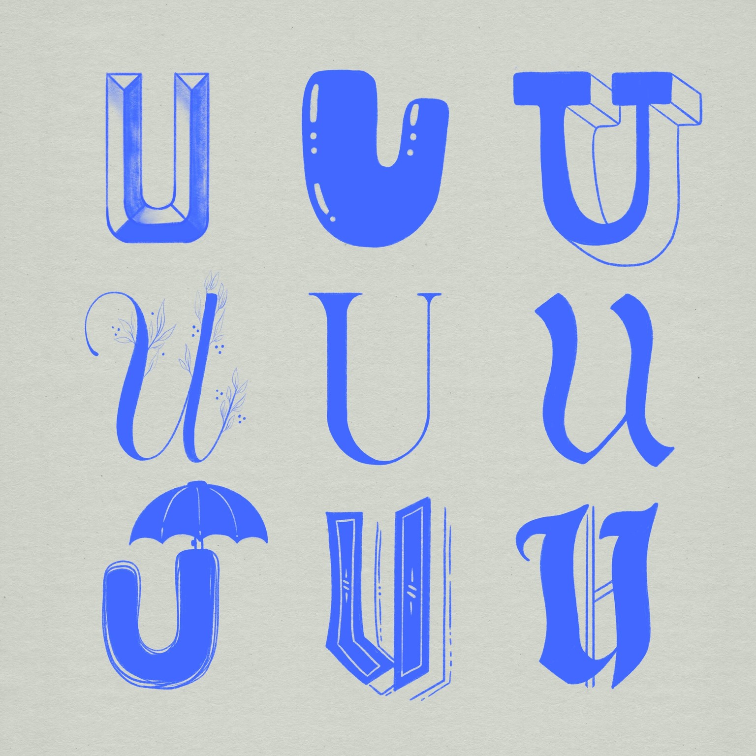 Lettering Style Variations (WIP) - image 21 - student project