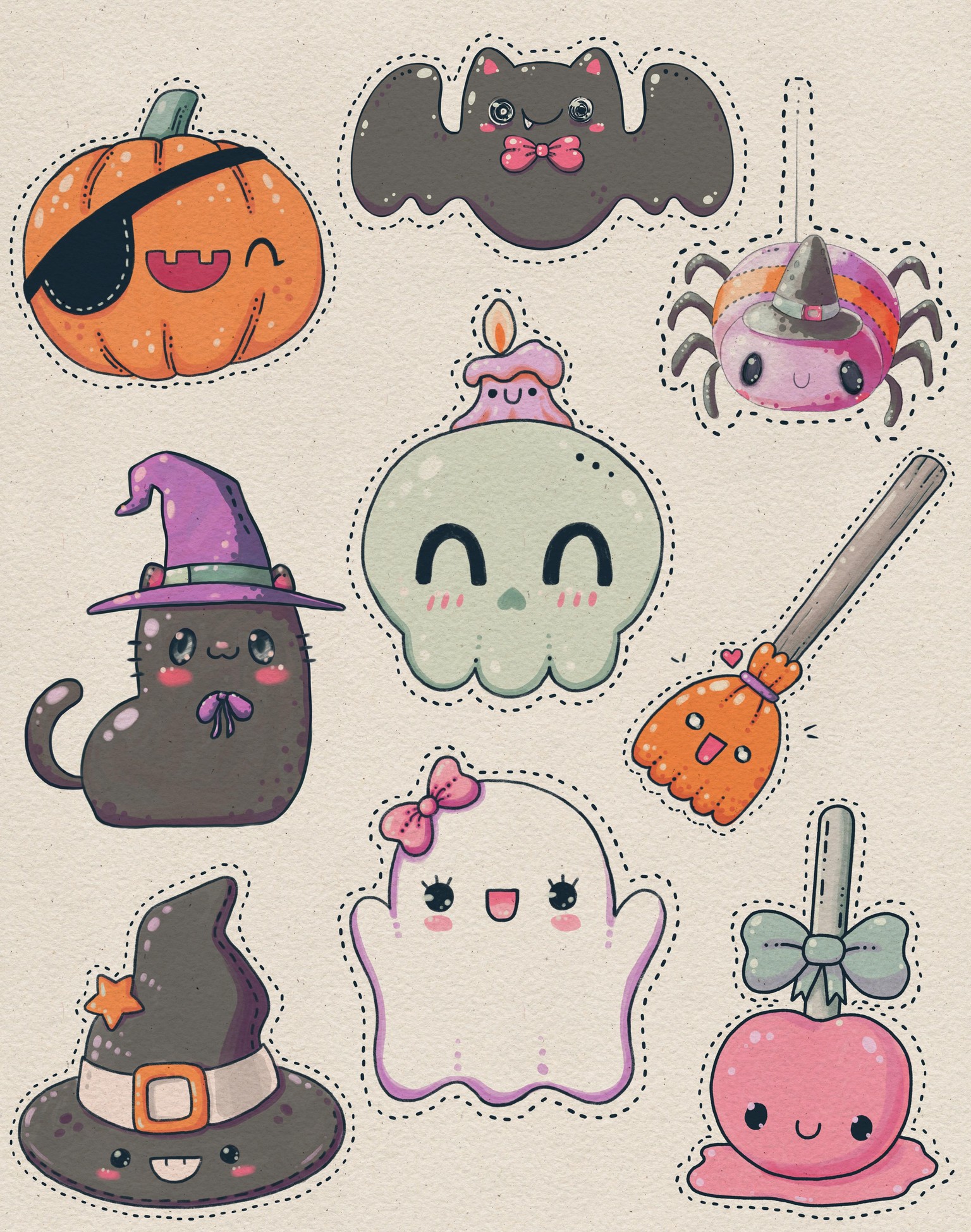 Kawaii Halloween - image 1 - student project