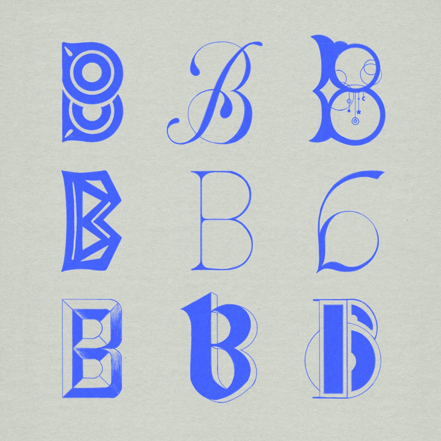 Lettering Style Variations (WIP) - image 2 - student project
