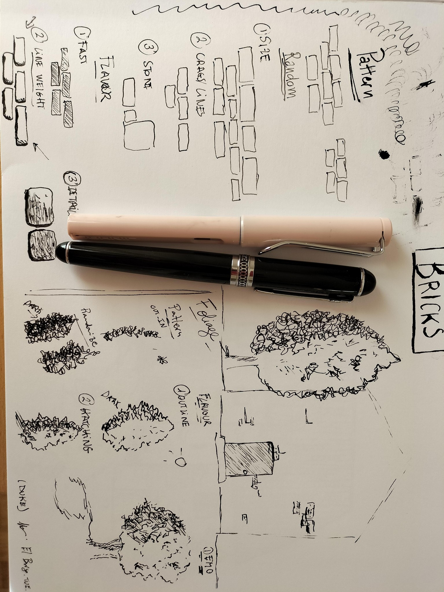 Textures with Pen and ink - image 2 - student project