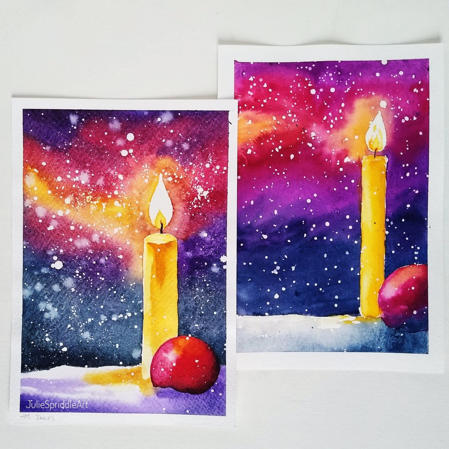 Whimsical Christmas Watercolours - image 1 - student project