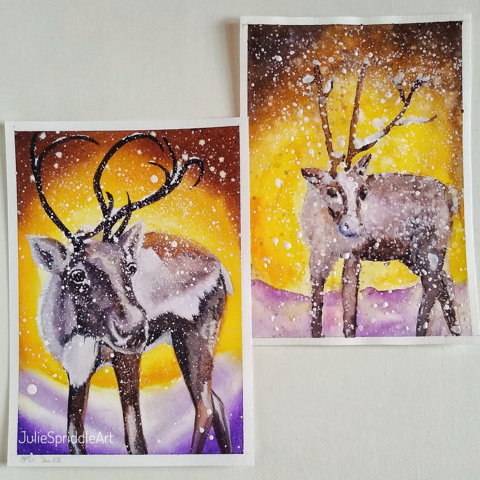 Whimsical Christmas Watercolours - image 3 - student project