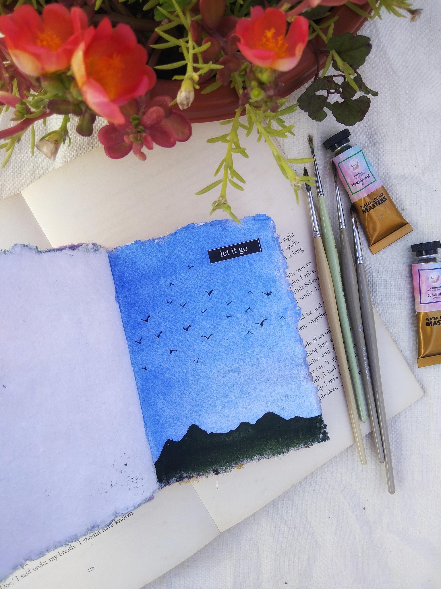 Watercolor skies - image 1 - student project
