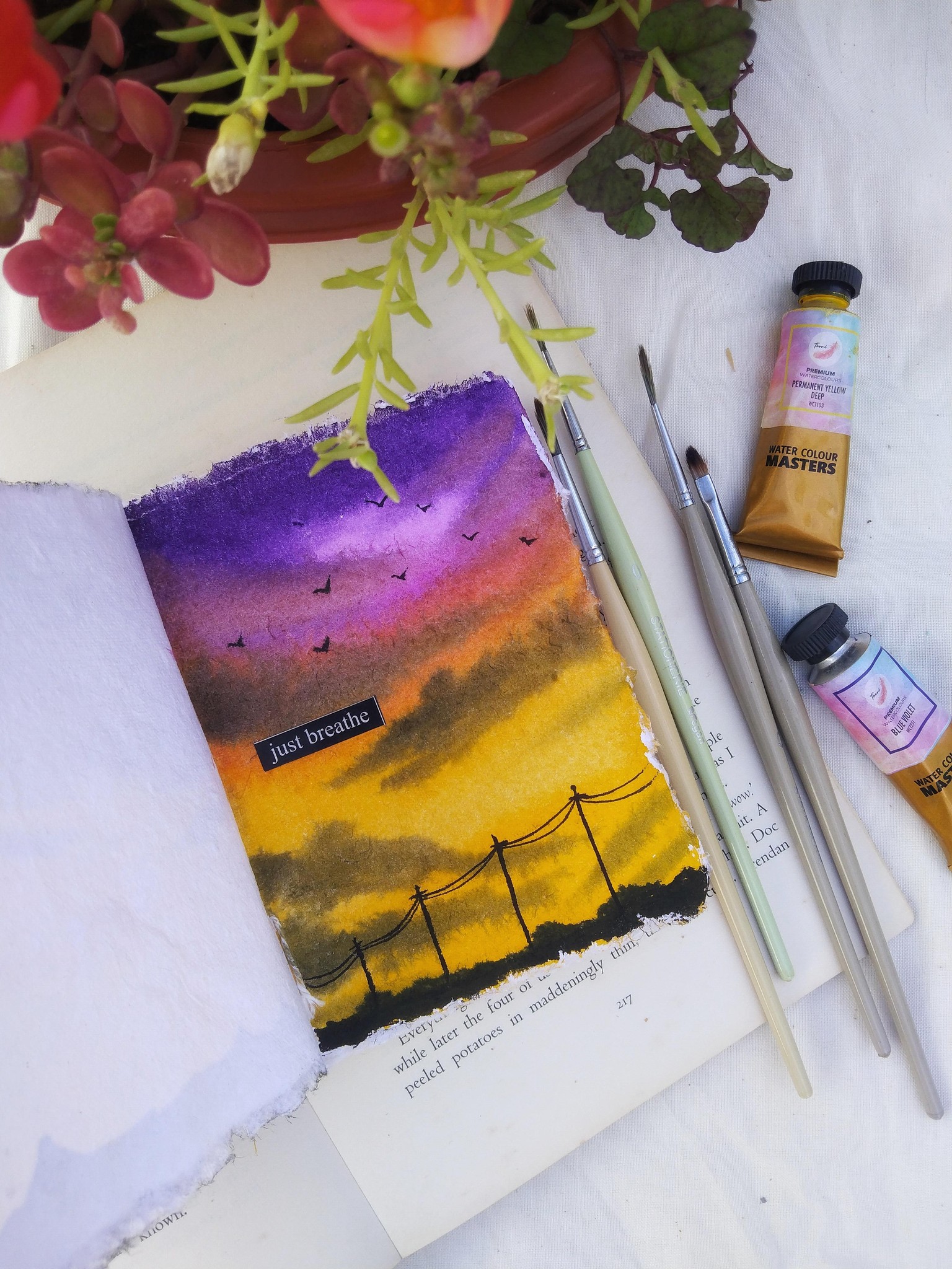 Watercolor skies - image 5 - student project