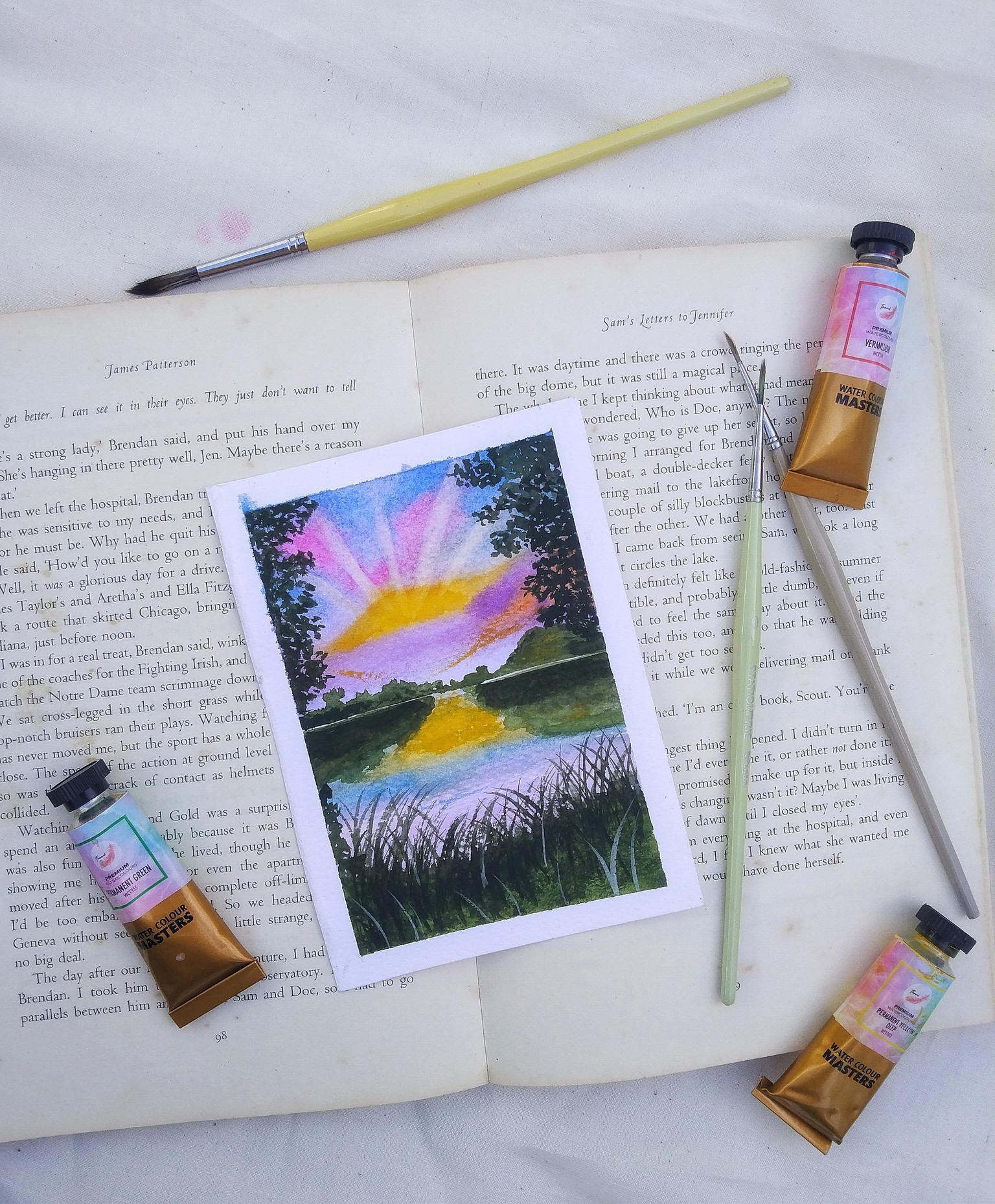 Watercolor meadows - image 3 - student project