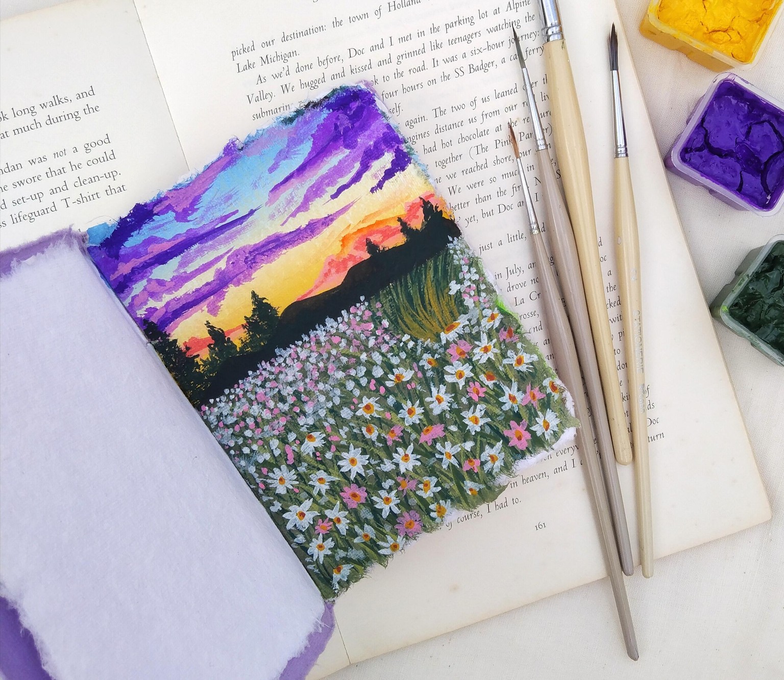 Daisy field and country side field - image 1 - student project