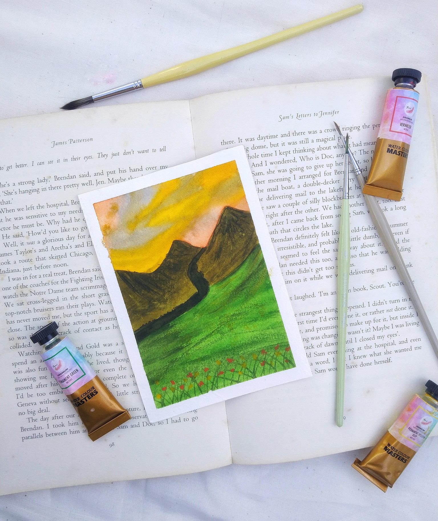 Watercolor meadows - image 1 - student project