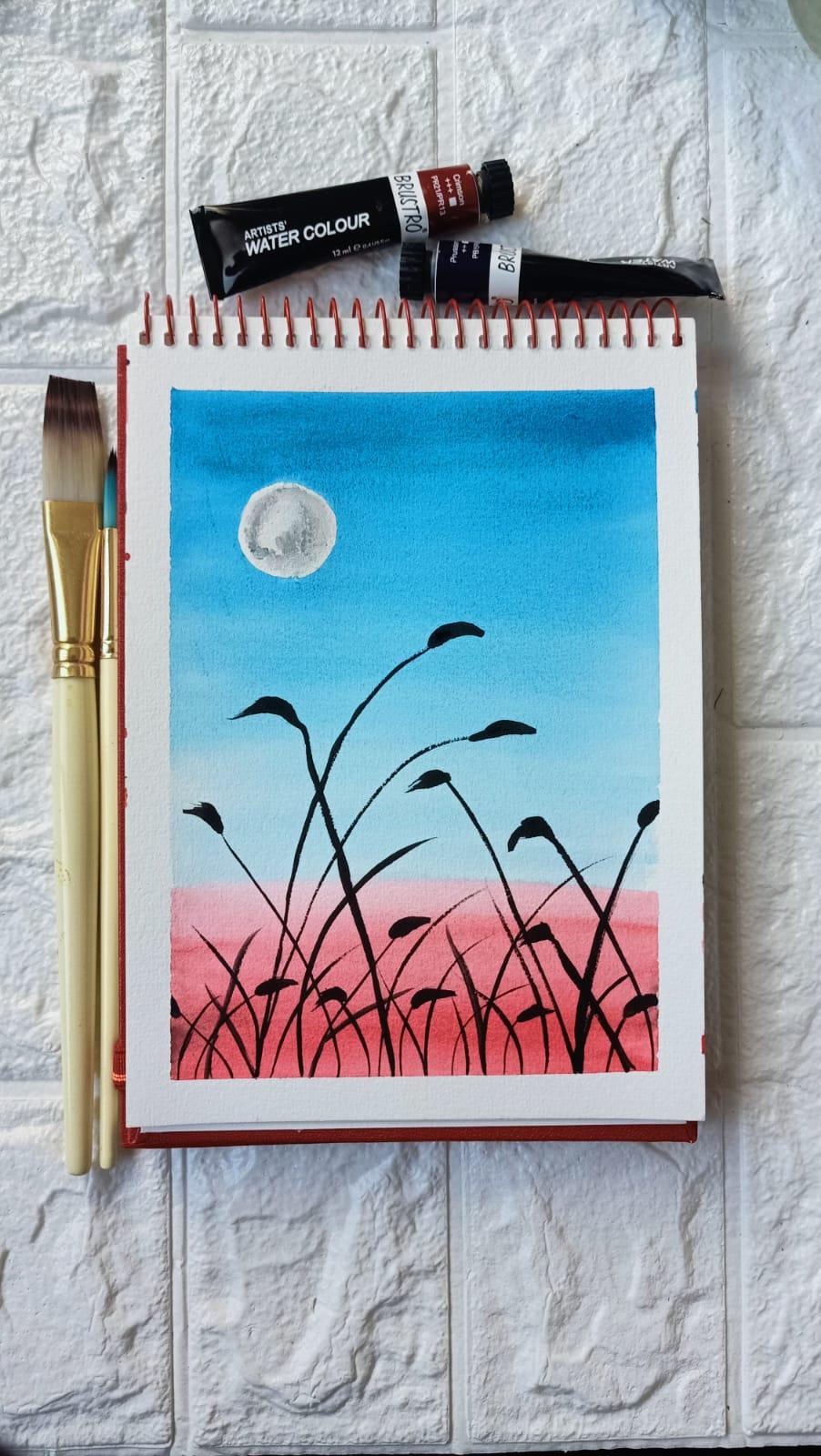 Painting Aesthetic Silhouettes with Trisha - image 2 - student project